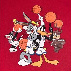 🚀🏀 OG SpaceJams Graphic Cropped Hoodie